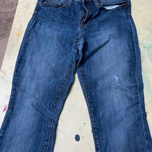 GAP Women's Straight Leg Blue Jeans